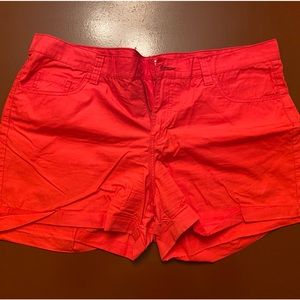 Red shorts from Joe Fresh
